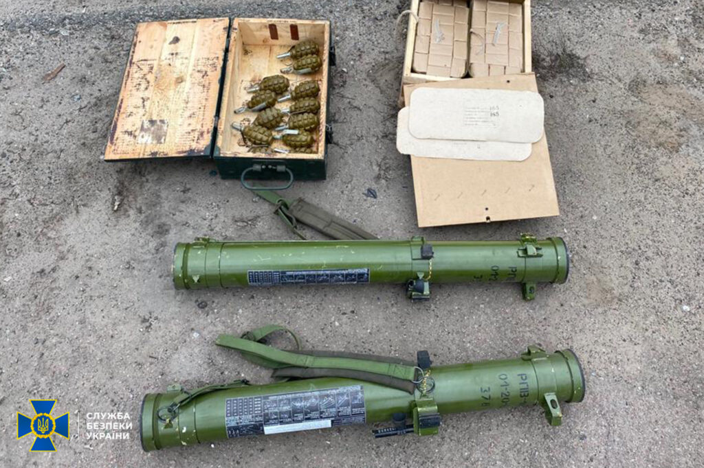 HUGE arsenal of hidden Russian weapons discovered at Ukraine's Chernihiv border
