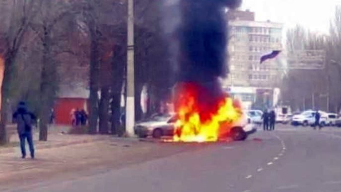 Two Russian FSB officers blown up by car bomb in city of Melitopol, Ukraine