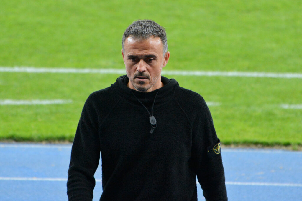 Image of Spanish football manager Luis Enrique.