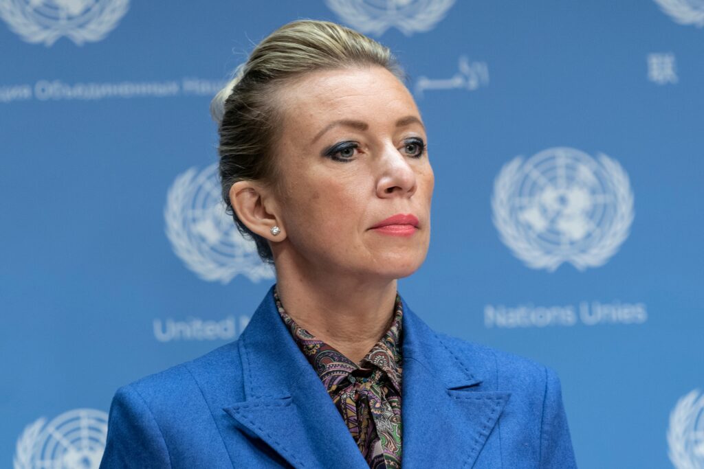 Russia and US on "verge of direct clash" says Maria Zakharova