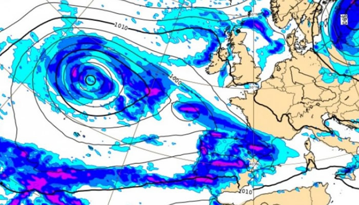 AEMET warns of 'Storm Efrain' bringing an 'atmospheric river' to Spain this week