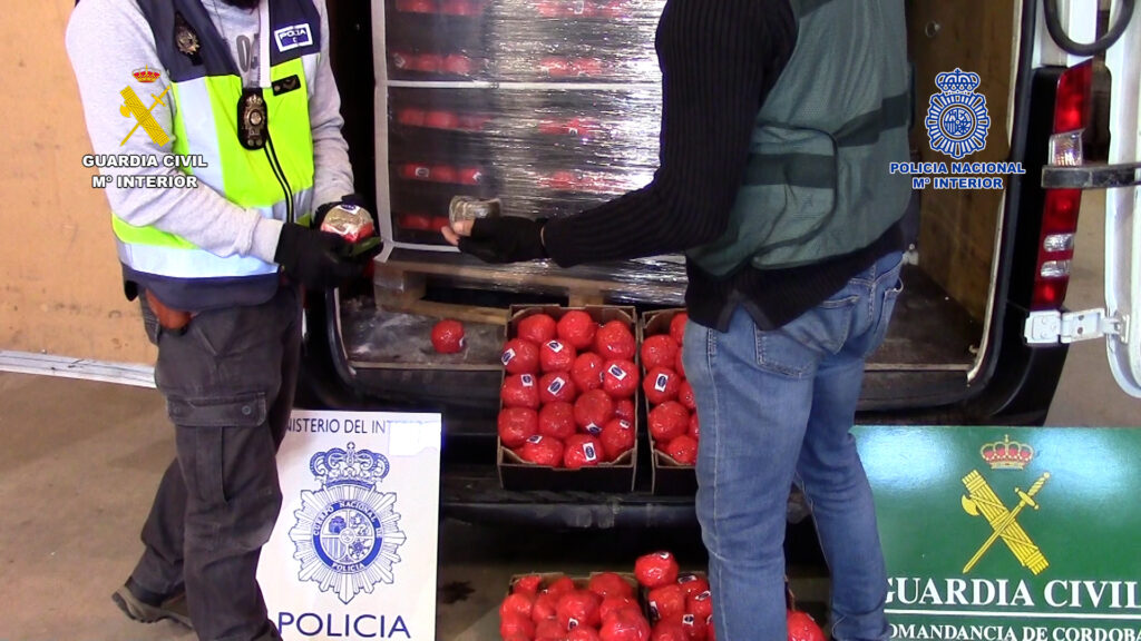Police discover HUGE amount of drugs hidden inside fake tomatoes in Spain's Andalucia