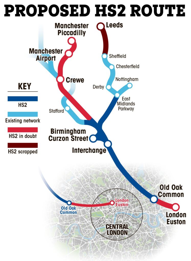 Hs2 Updates UPDATE: Jeremy Hunt says £60 billion HS2 project won’t be derailed ...