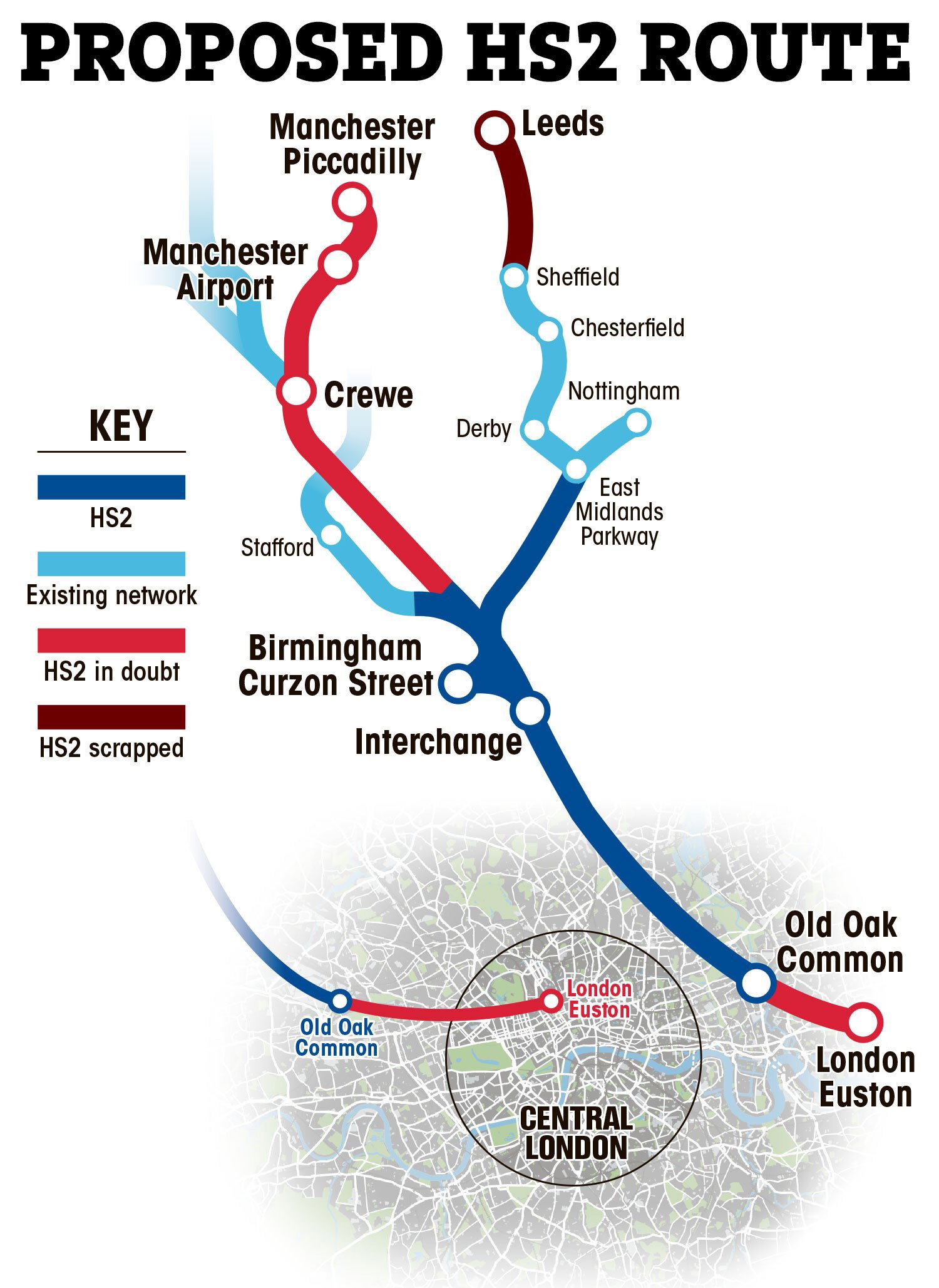 UPDATE: Jeremy Hunt says £60 billion HS2 project won’t be derailed ...