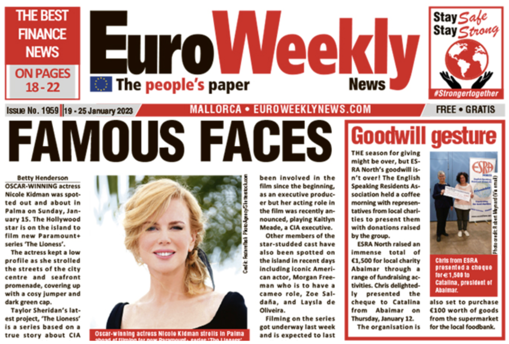 Mejor periódico de España para anunciarse: The Euro Weekly News