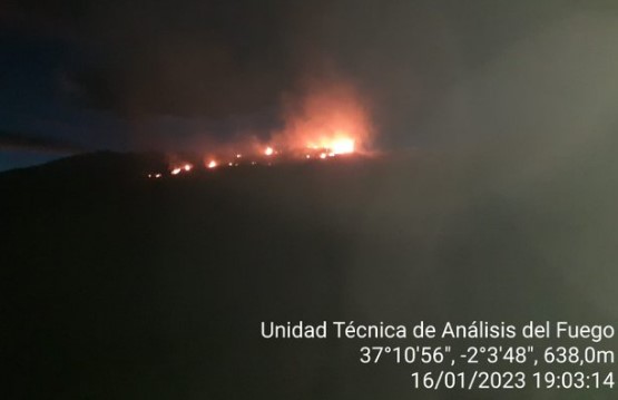 UPDATE: Forest fire in Almeria's Lubrin municipality is now under control