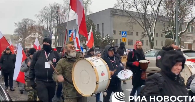 'This is not our war' march against Poland's involvement in Ukraine hits streets of Warsaw