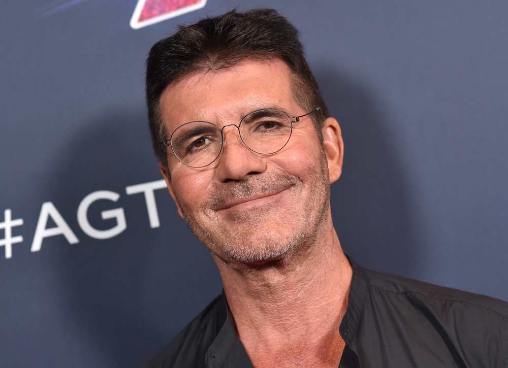Simon Cowell set on fire during stunt