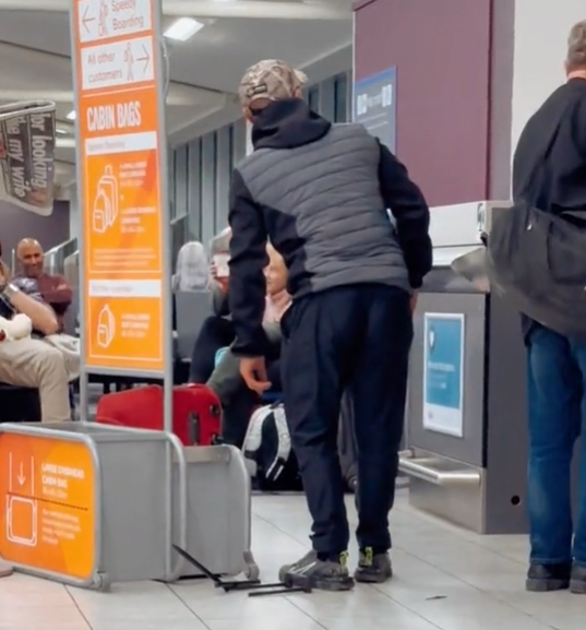 EasyJet passenger takes this dramatic action to avoid paying hand luggage fees.