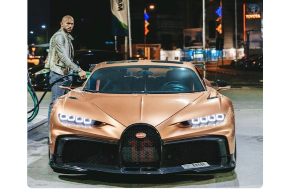 Locked up Andrew Tate could have Bugatti supercar seized and sold