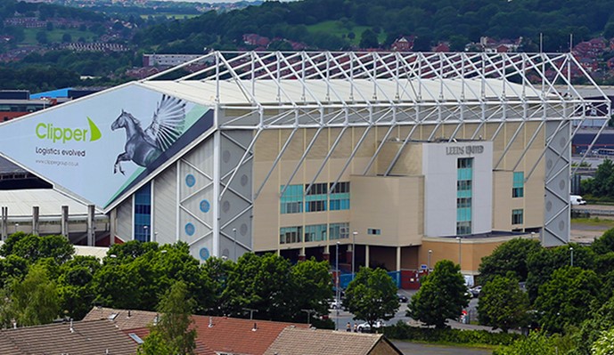 Image of Leeds United's Elland Road stadium.