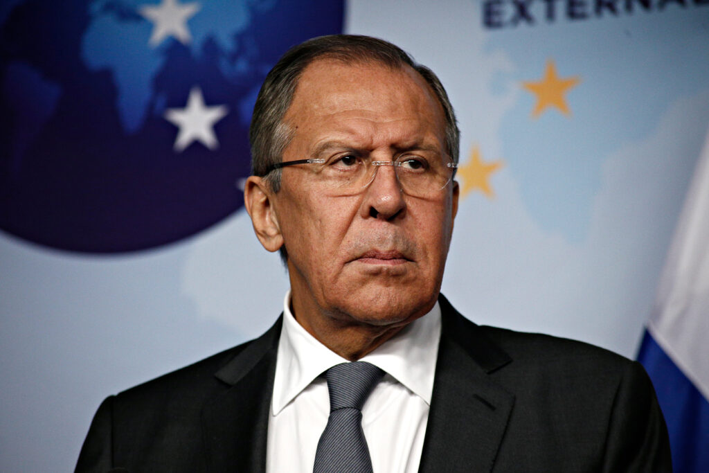 Image of Russian Foreign Minister Sergei Lavrov.