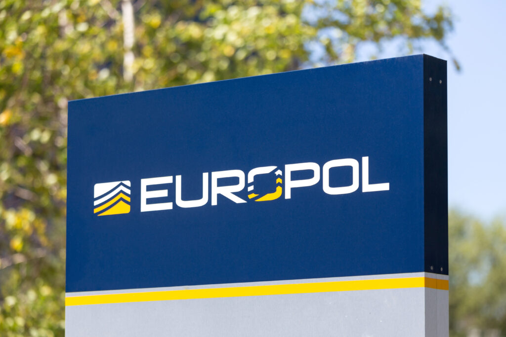 Image of the Europol logo.