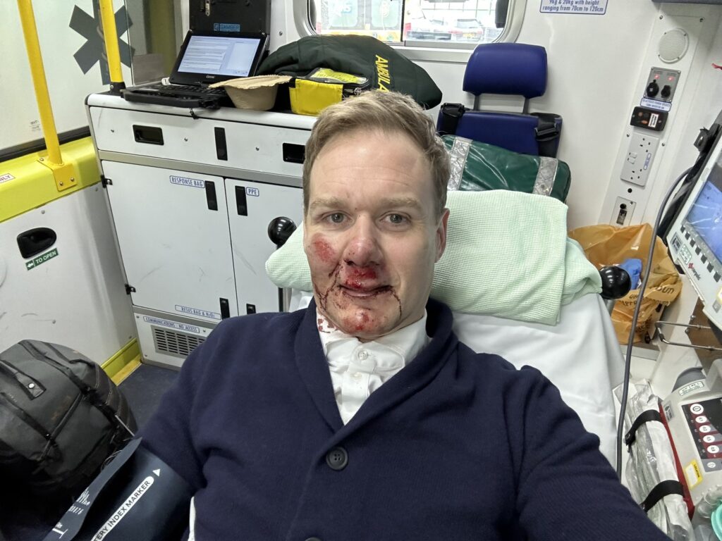 Popular British TV presenter 'glad to be alive' after suffering traffic accident