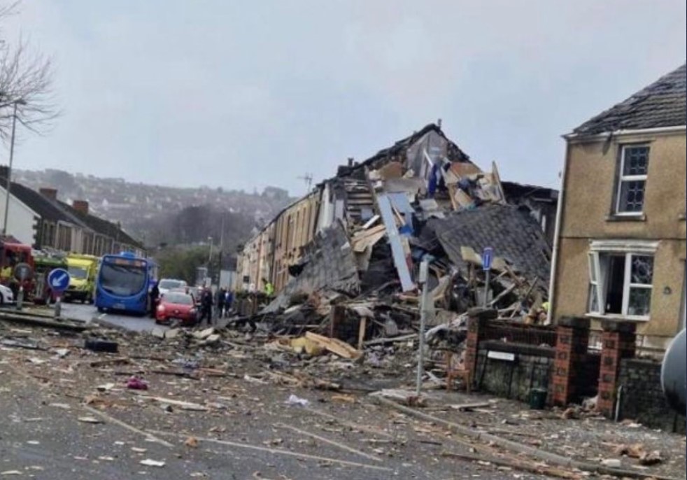 UPDATE: Body found after gas explosion in Swansea 