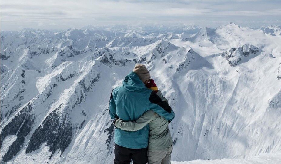 Legendary professional snowboarder Travis Rice from 'Art of Flight' gets engaged at 10,000 ft 