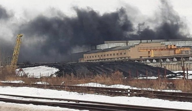 HUGE blow for Putin as mysterious fire breaks out at nuclear missile engine factory near Moscow