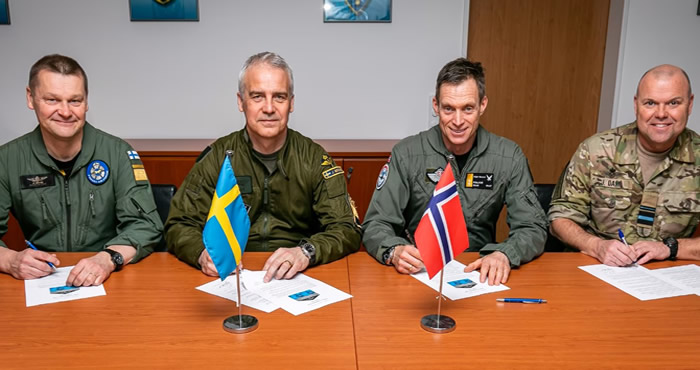 Landmark deal will see air forces of Finland, Sweden, Norway and Denmark. operating as one