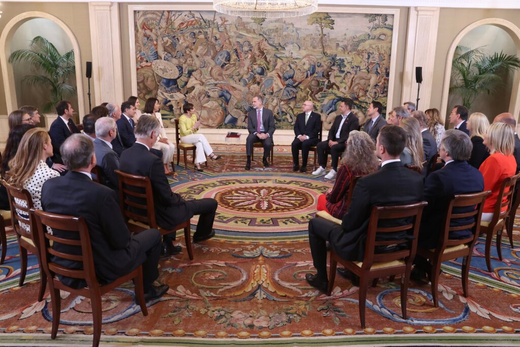 His Majesty King Felipe VI receives the European Chambers of Commerce