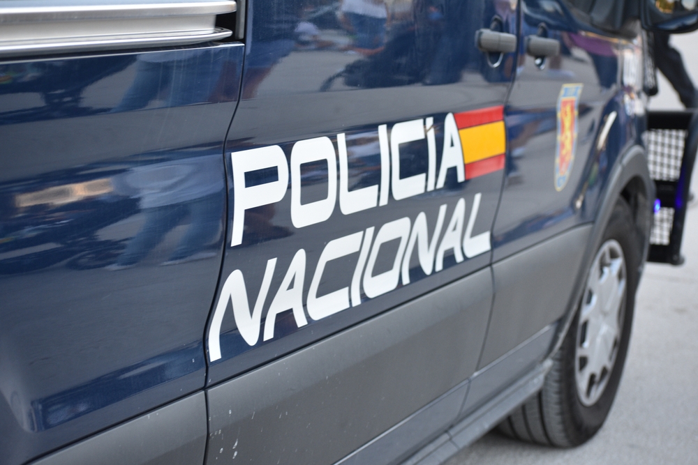Image of a National Police vehicle in Spain.