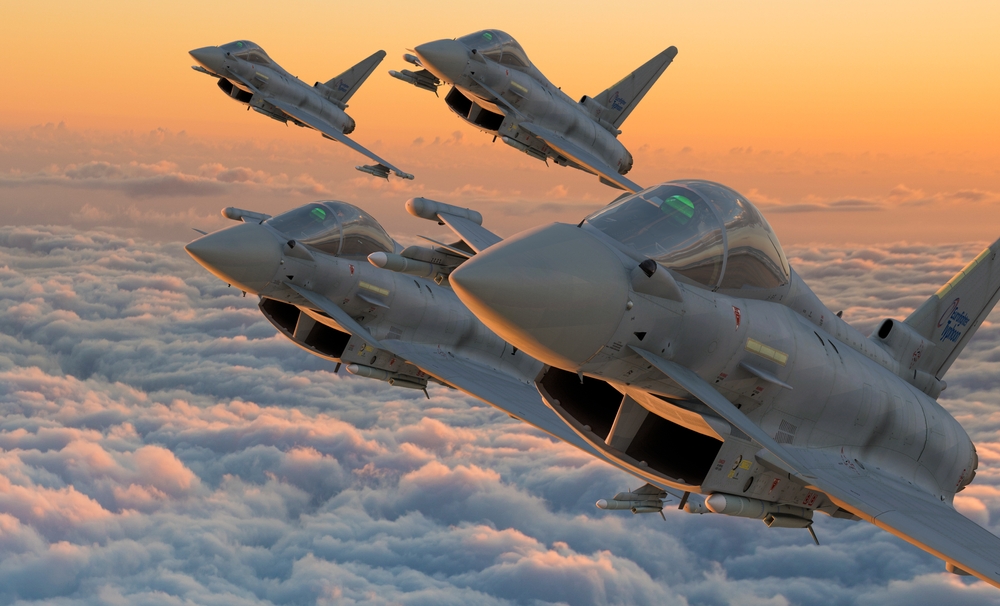 Russian spy plane and jets flying close to NATO airspace intercepted by RAF Typhoons  