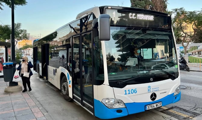 Citizen Card mobile app for free travel on Fuengirola urban bus will come into service from April 10
