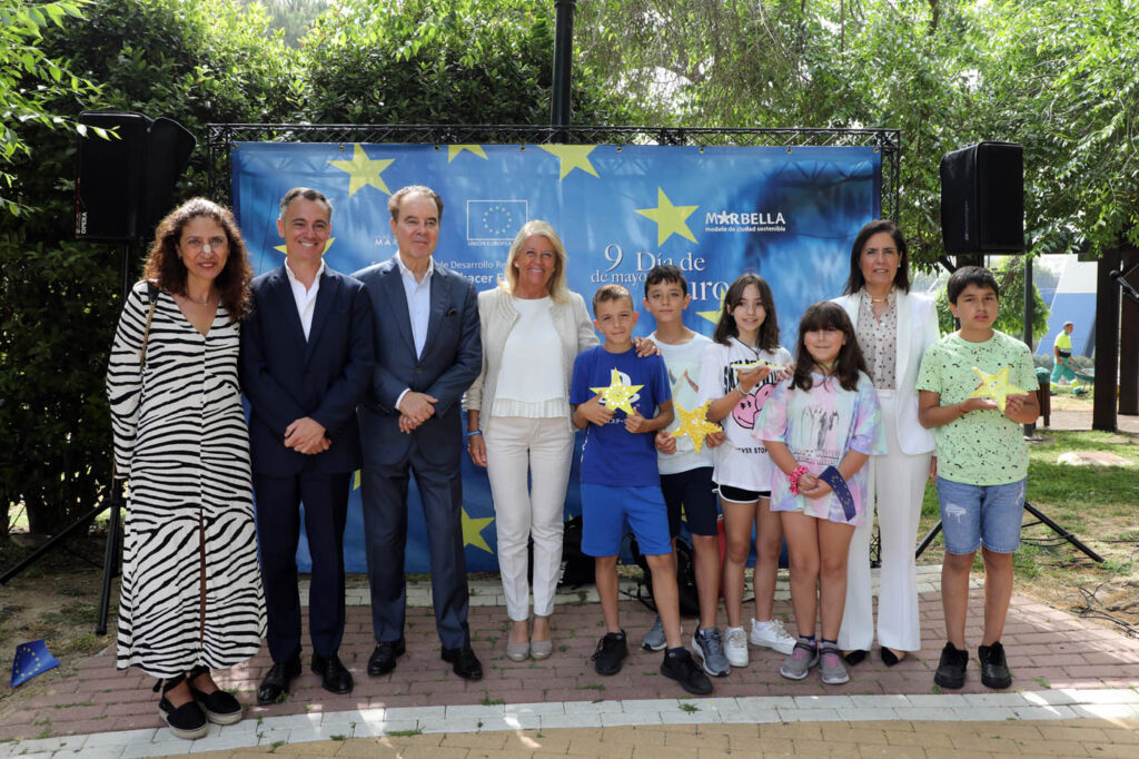 residents in Marbella celebrate Europe Day with a fun day
