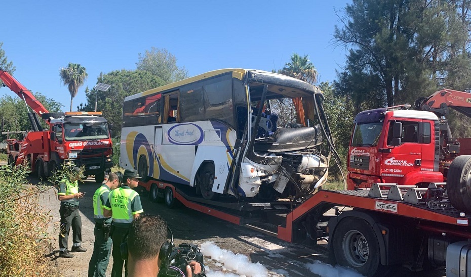 BREAKING: One dead, dozens injured after bus overturns in Spain 