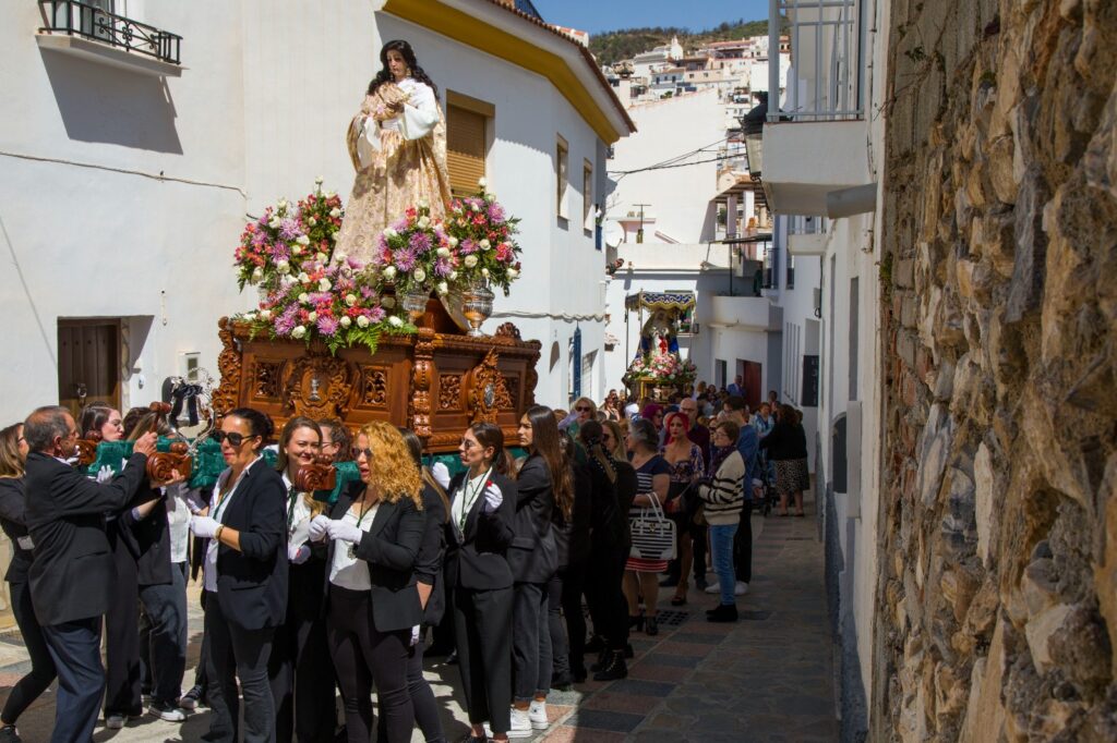Semana santa processions in Competa