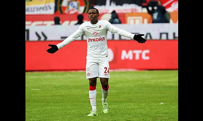 Image of the former Sevilla FC player Quincy Promes.