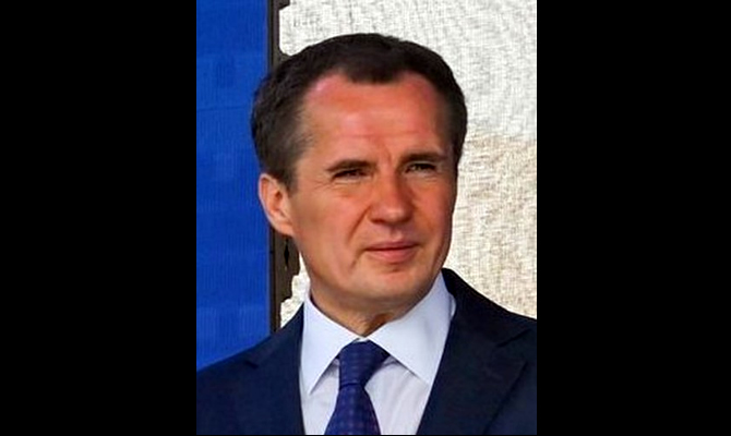 Image of Vyacheslav Gladkov, the governor of Belgorod region of Russia.