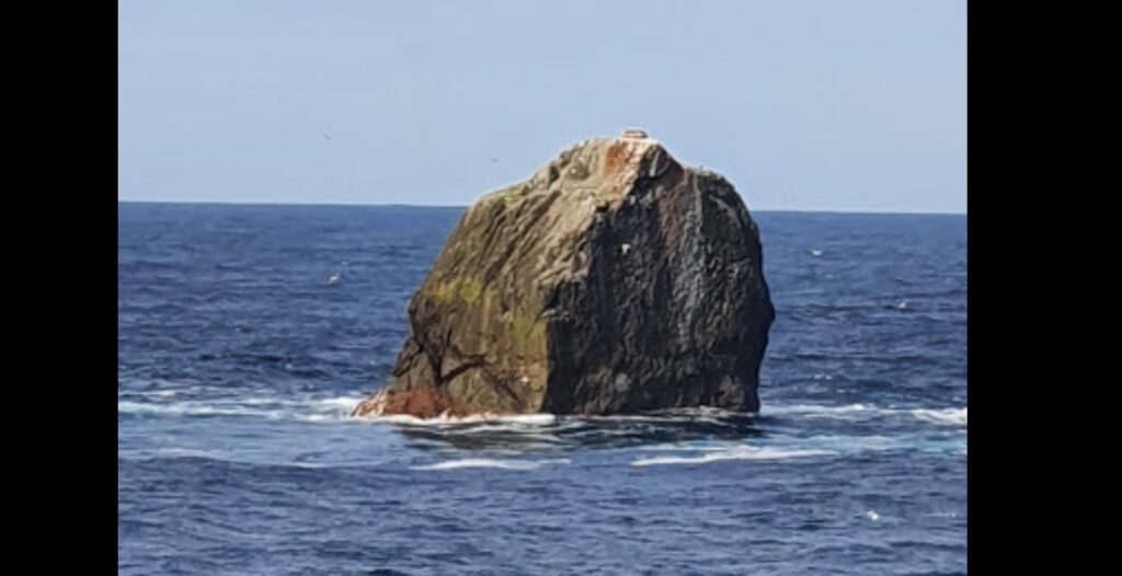 Rockall Islet in the North Atlantic