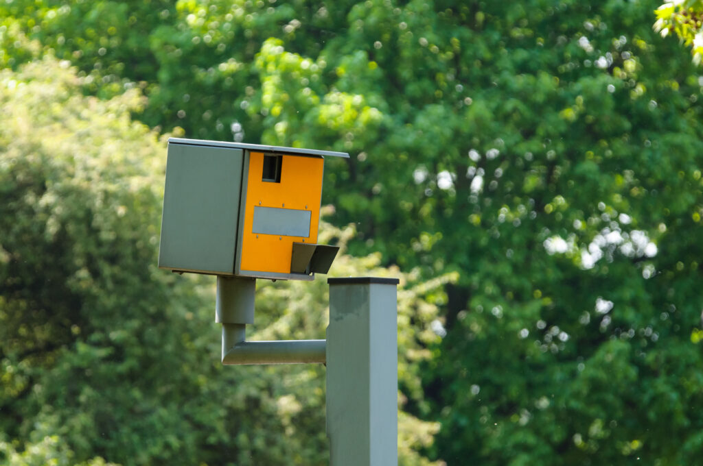 A typical speed camera in London