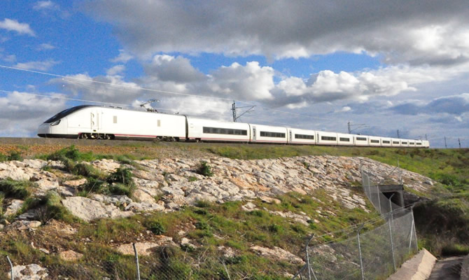 Image of Talgo high-speed train