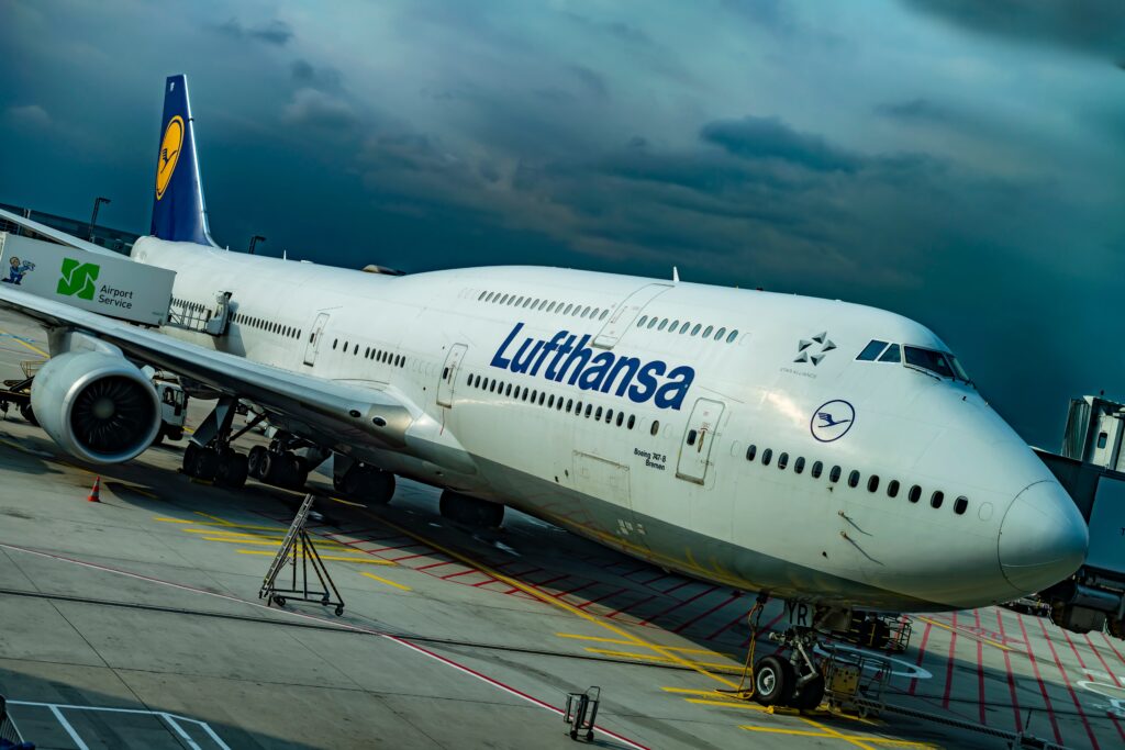 Lufthansa’s Boeing 747 Jumbo.