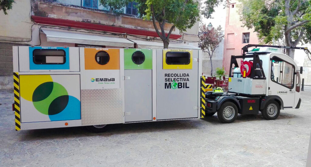 Recycling containers Palma de Mallorca