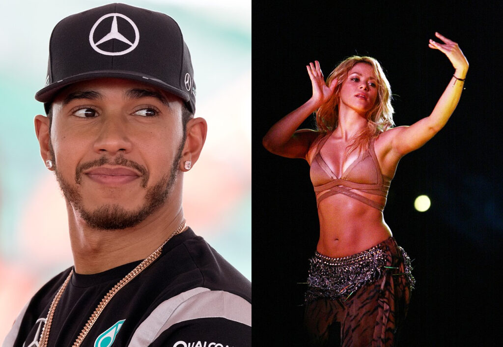 Lewis Hamilton and Shakira montage