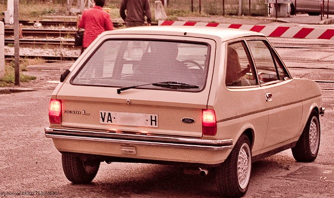 Image of a Ford Fiesta L in 1980.