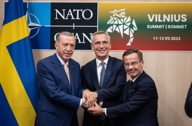 Image from the NATO summit in Vilnius.