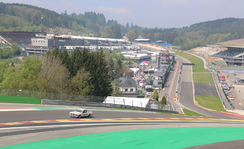Image of the Spa-Francorchamps circuit.