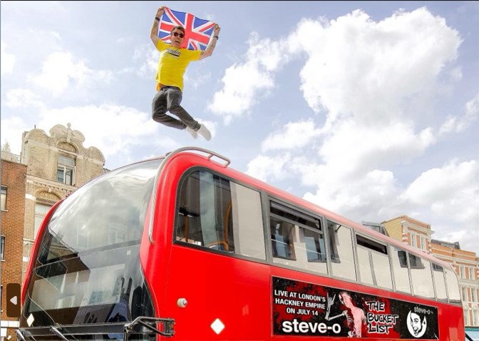 Steve-O Arrested For Crazy Stunt At Iconic London Landmark