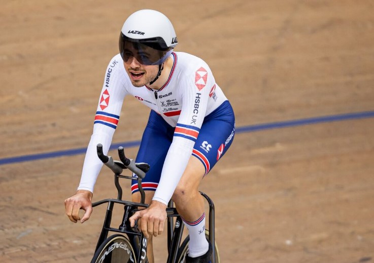 Image of Team GB cyclist Charlie Tanfield.