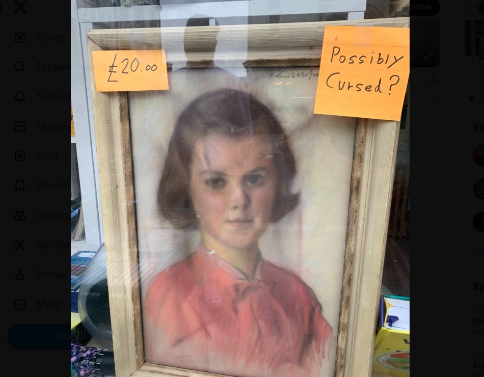 'Cursed' Second-Hand Painting Returned Twice
