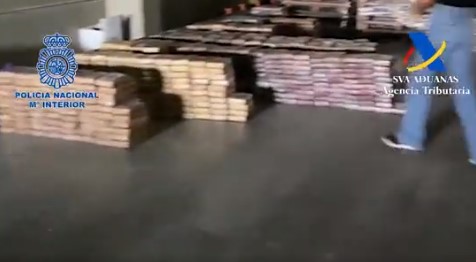 Biggest ever Cocaine Haul Seized By Spanish Police