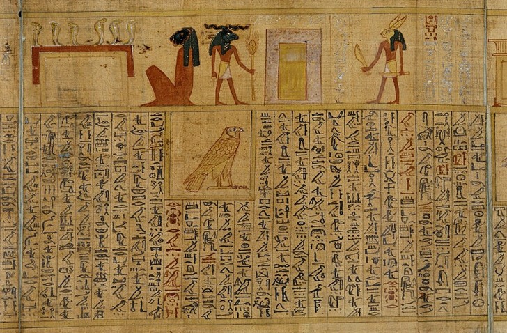 Image of an Egyptian manuscript.