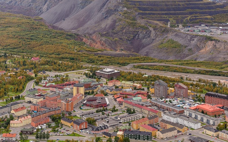Image of the Swedish city of Kiruna.