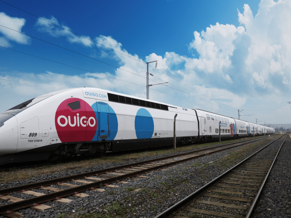 A Ouigo high speed train