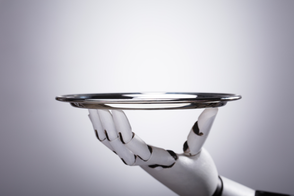 Robot waiter hand