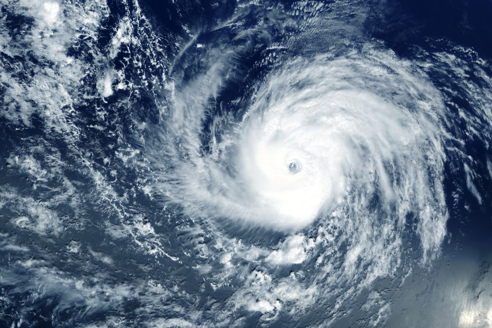 Typhoon,From,Space,Near,The,Coast.,Elements,Of,This,Image