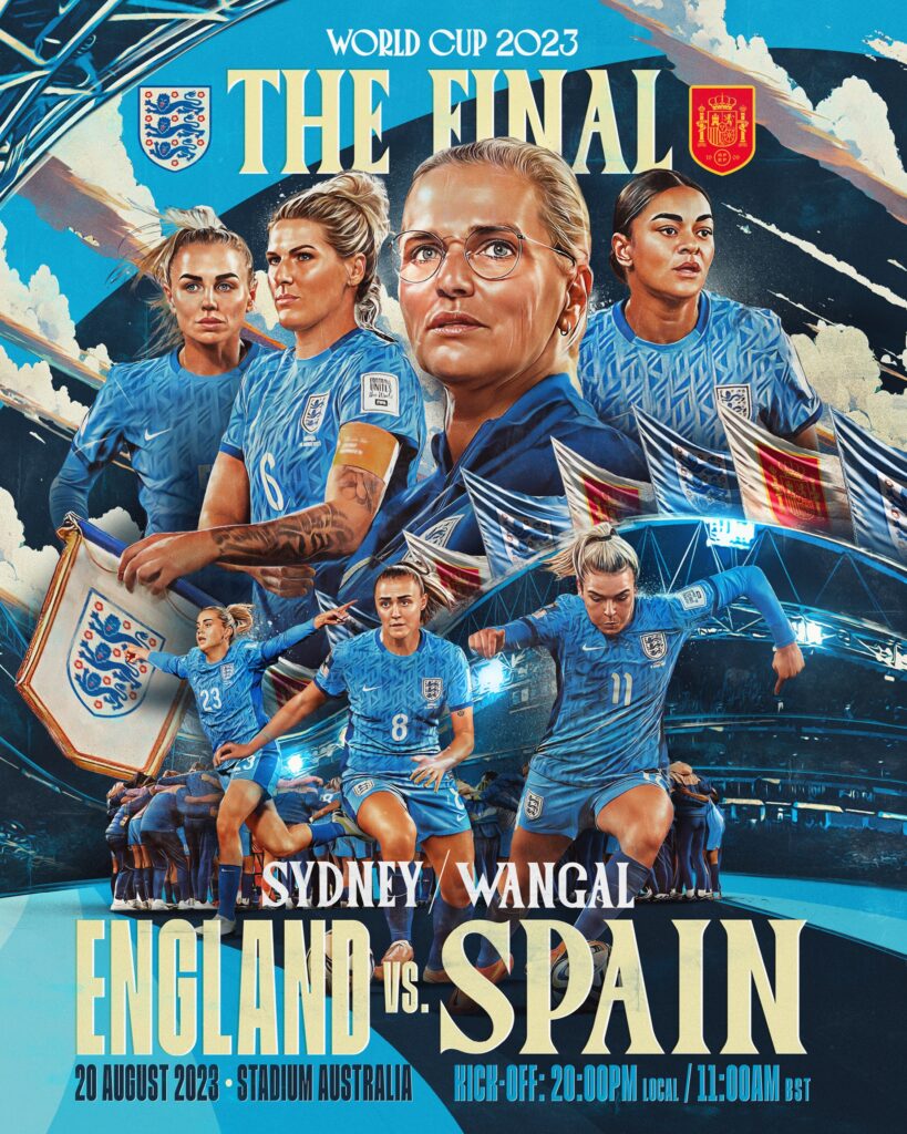Women's world cup final poster